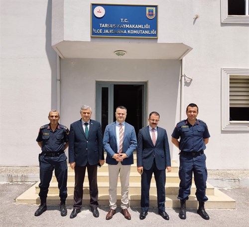 Tarsus İlçe Asayiş ve Güvenlik Toplantısı, Tarsus Kaymakamı Kadir Sertel Otcu Başkanlığında İlçe Jandarma Komutanlığında Yapıldı