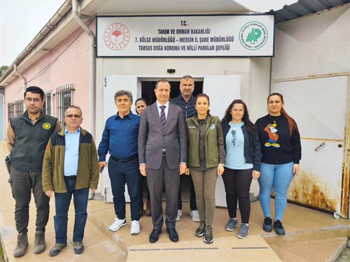 Tarsus Kaymakamı Mehmet Ali AKYÜZ; Tarsus Doğa Koruma ve Milli Parklar Şefliğini Ziyaret Ederek, Yürütülen Hizmetlere Dair Bilgi Aldı