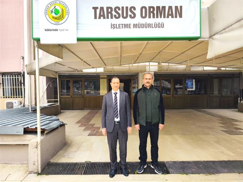 Tarsus Kaymakamı Mehmet Ali AKYÜZ; Tarsus Orman İşletme Müdürlüğünü Ziyaret Etti
